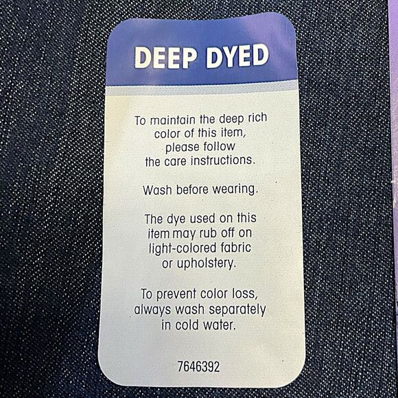 Lee Riders Bootcut Womens Jeans Sz 10P Blue Mid Rise Dark Wash 5-Pocket Stretch - Picture 10 of 15